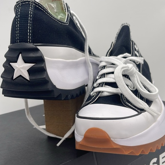 Converse Men’s RUN STAR HIKE OX BLACK/WHITE/GUM 168816C
Platforms Sneakers - Picture 8 of 16